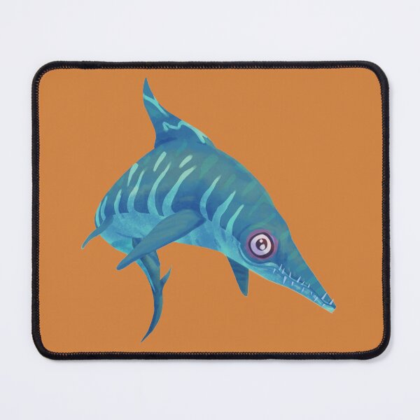 Item preview, Cute Cartoon Ichthyosaur Dino Illustration Teal Number Two designed and sold by stilo29.