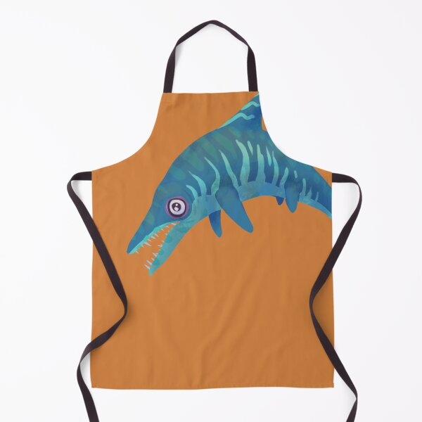 Item preview, Cute Cartoon Ichthyosaur Dino Illustration Teal Number One designed and sold by stilo29.
