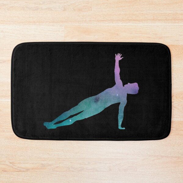 Item preview, Side Plank Gymnast Acrobatic Sport Galaxy Space Yoga Workout designed and sold by Merchking1.