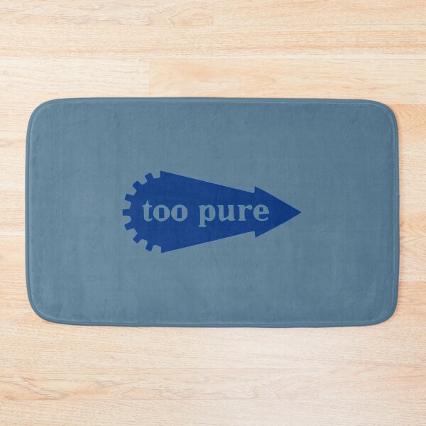 Item preview, Too Pure indie record label design Blue   designed and sold by ThatSparrowBoy.