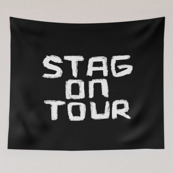 Item preview, Stag on Tour for Stag Night designed and sold by badlydrawnbabe.