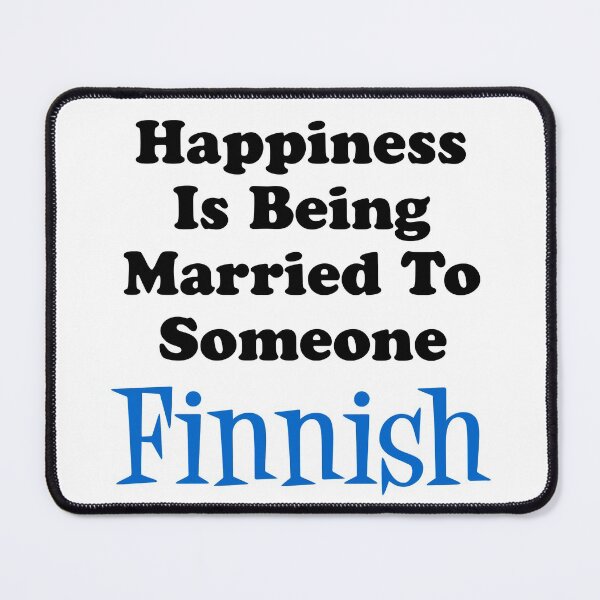 Item preview, Happiness Married To Someone Finnish designed and sold by jaycartoonist.