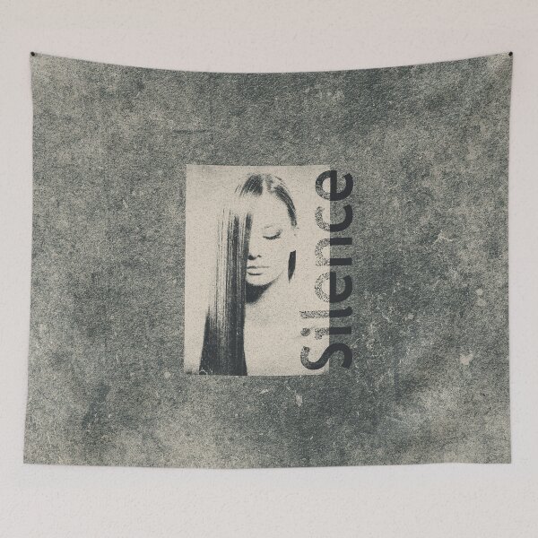 Item preview, SILENCE - Digital Collage portrait designed and sold by MakitoDesign.