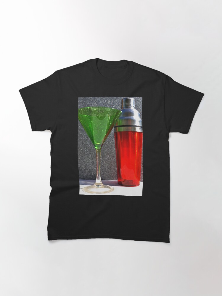 Thumbnail 3 of 7, Classic T-Shirt, Christmas: Holiday Martinis Shaken but Not Stirred designed and sold by Jdubphotog.