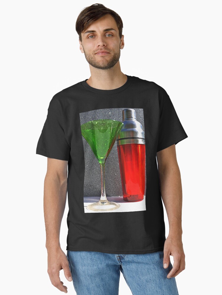 Thumbnail 1 of 7, Classic T-Shirt, Christmas: Holiday Martinis Shaken but Not Stirred designed and sold by Jdubphotog.