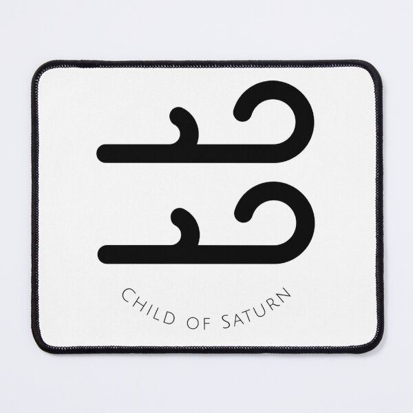 Item preview, Aquarius Zodiac Sign Child of Saturn designed and sold by LadyZodiac.