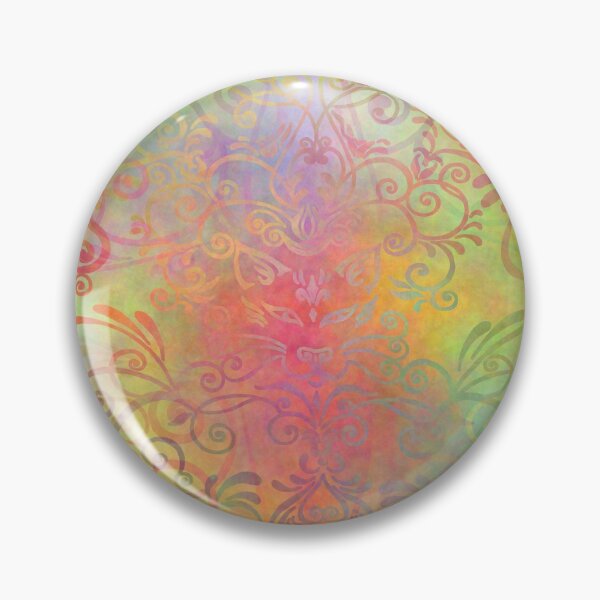 Artikelvorschau, Swirly Cat Design-Fliese entworfen und verkauft von FlutterKatArts.