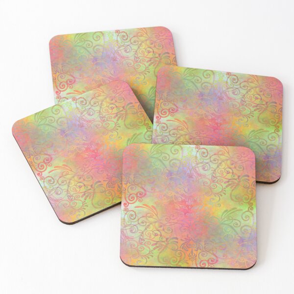 Item preview, Swirly Cat Design Tile  designed and sold by FlutterKatArts.