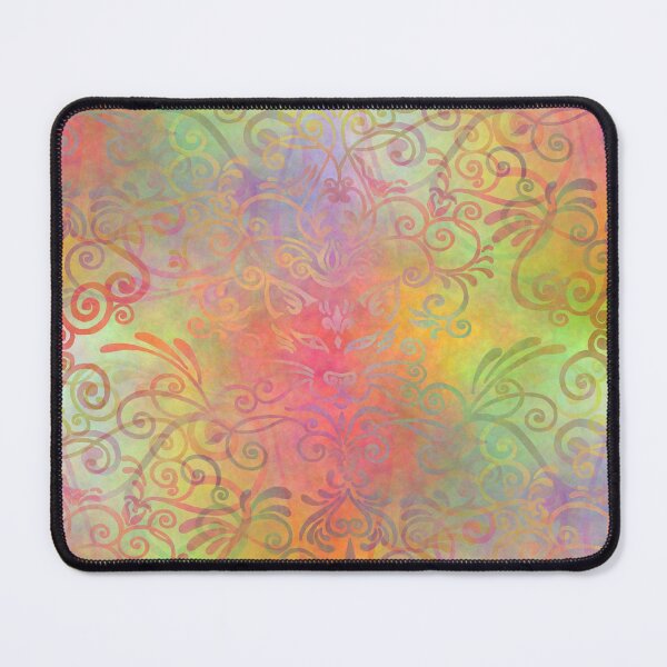 Artikelvorschau, Swirly Cat Design-Fliese entworfen und verkauft von FlutterKatArts.