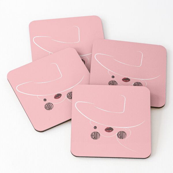 Item preview, lady in the hat, beauty, elegance, pink, one line, minimalism designed and sold by Natairbrush.