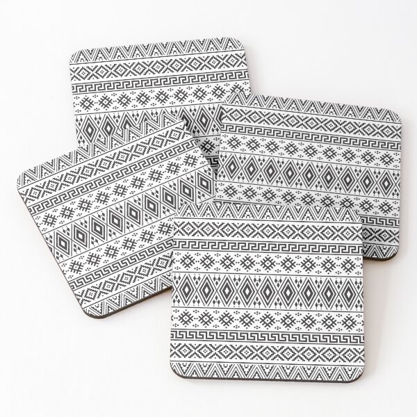 Item preview, Geometric Black And White Pattern designed and sold by Inez-kemmy.