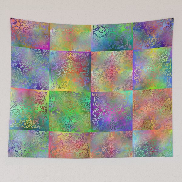 Item preview, Swirly Cat Patchwork designed and sold by FlutterKatArts.