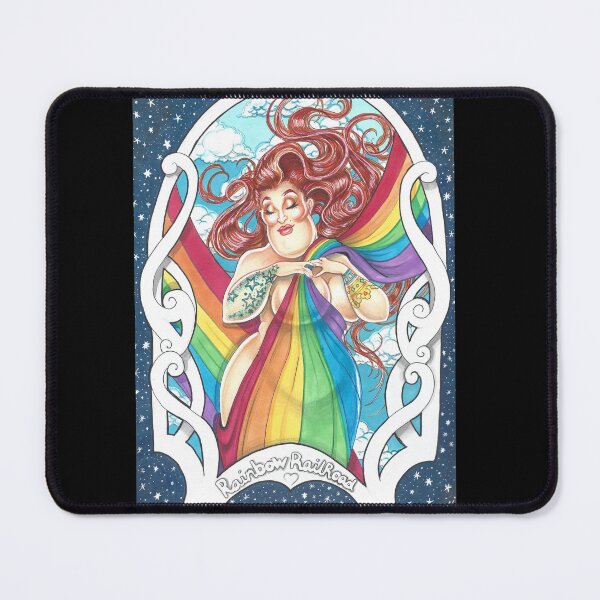 Artikelvorschau, Rainbow Railroad von Denise Gjernoe entworfen und verkauft von Wilma Fingerdoo Merch Shop.