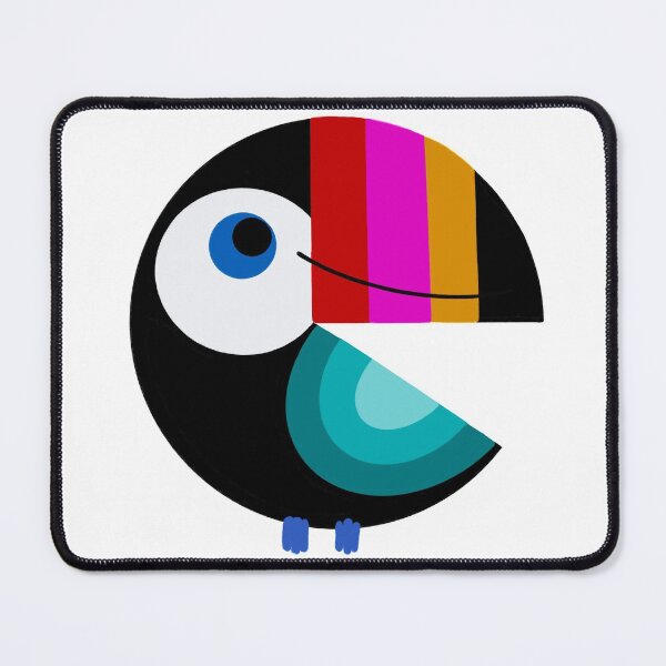 Item preview, Happy Colorful Tucan from the Tropics designed and sold by TineRose.