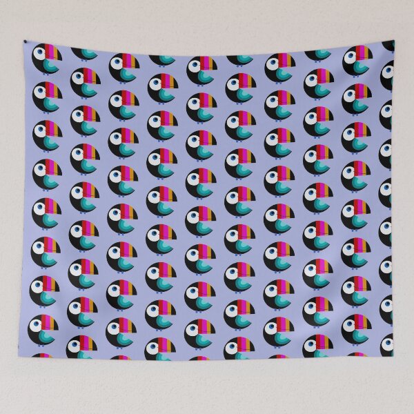Item preview, Happy Colorful Tucan from the Tropics designed and sold by TineRose.