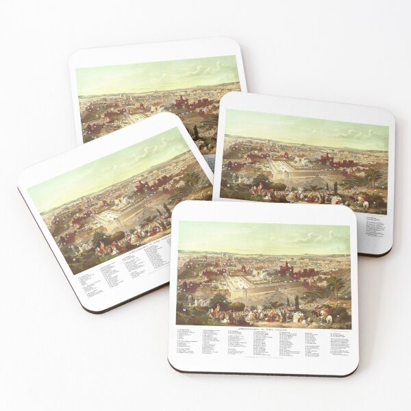 Item preview, Jerusalem in Her Glory - With Key Points of Interest. designed and sold by Pictures With A Message.