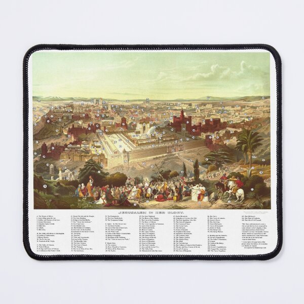 Item preview, Jerusalem in Her Glory - With Key Points of Interest. designed and sold by Pictures With A Message.