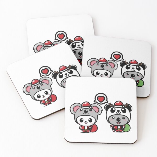 Item preview, Cute santa claus Koala and panda christmas  Essential christmas cute animal friendly panda designed and sold by Sun Rise.