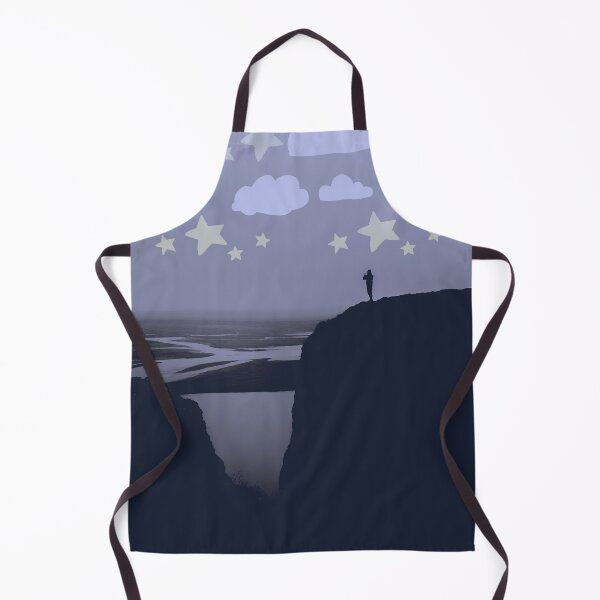 Item preview, stars and clouds over a cliff designed and sold by pinkdrinksoul.