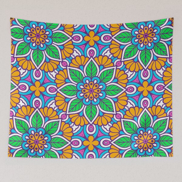 Item preview, Psychedelic Bloom Print designed and sold by dotico.