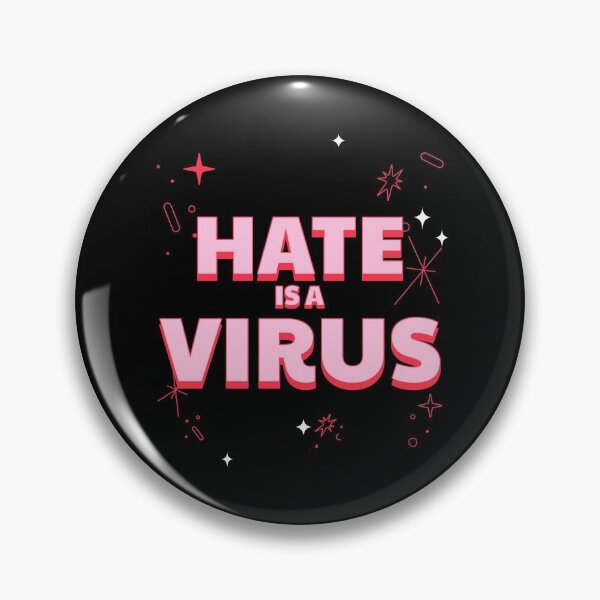 Item preview, Hate is a virus  designed and sold by Kgomotso Makgoka.
