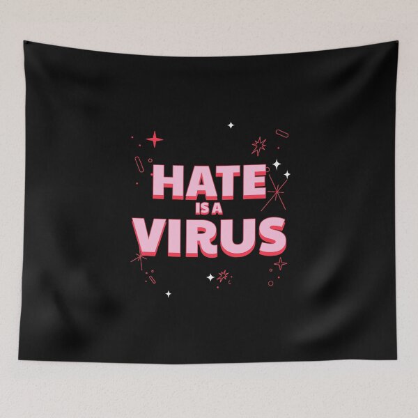 Item preview, Hate is a virus  designed and sold by Kgomotso Makgoka.