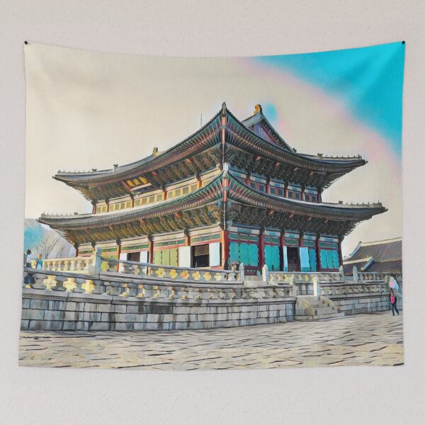 Item preview, Gyeongbokgung Palace designed and sold by Sofia-Draws.