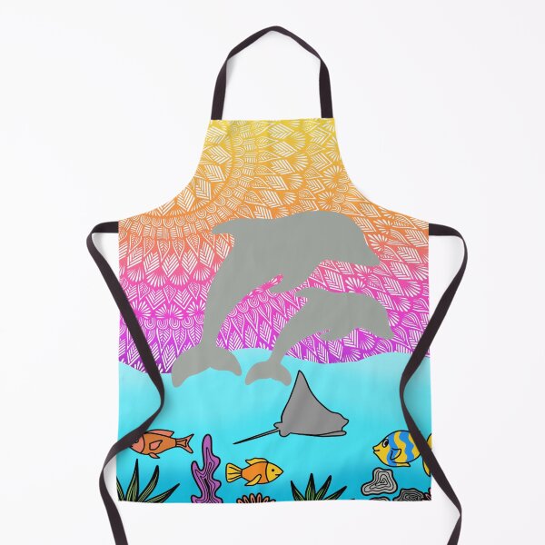 Artikelvorschau, Delphinleben | Strandkunst | Ozeankunst | tropische Kunst | Zentangle-Kunst entworfen und verkauft von lucysbohodesign.