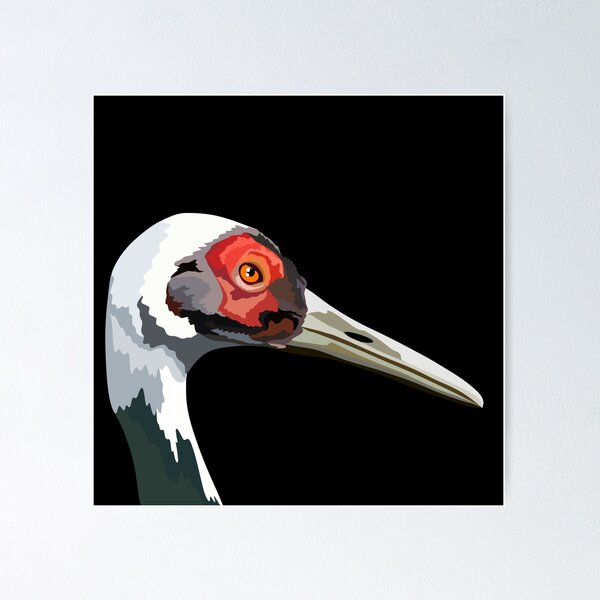 Item preview, W is for White Naped Crane  designed and sold by thezoogirl.