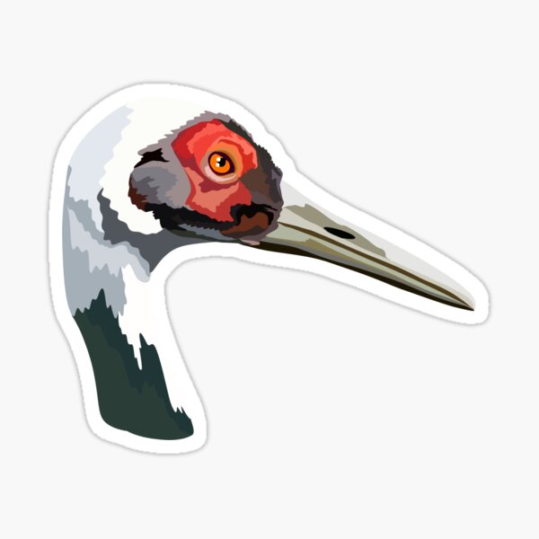 Item preview, W is for White Naped Crane  designed and sold by thezoogirl.