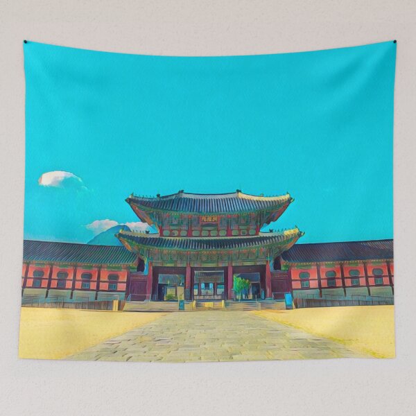 Item preview, Gyeongbokgung Palace designed and sold by Sofia-Draws.