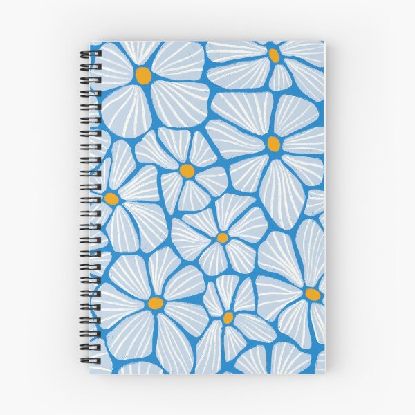 Item preview, Flower Patter Blue White designed and sold by Sandra Hutter.