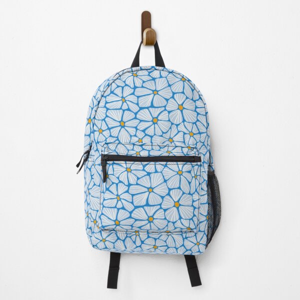 Item preview, Flower Patter Blue White designed and sold by Sandra Hutter.