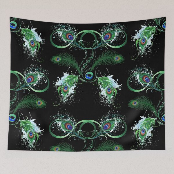 Item preview, Crying Peacock in Development-Black Background  designed and sold by Trendi61.