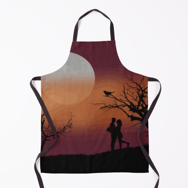 Item preview, Silhouette Lovers at Beautiful Sunset designed and sold by WearWolfDesigns.
