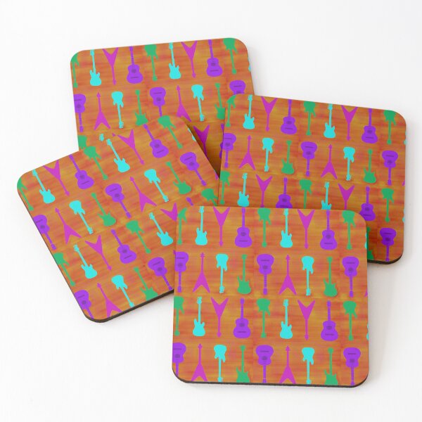 Item preview, Retro Guitar Pattern designed and sold by JPsCreatorium.