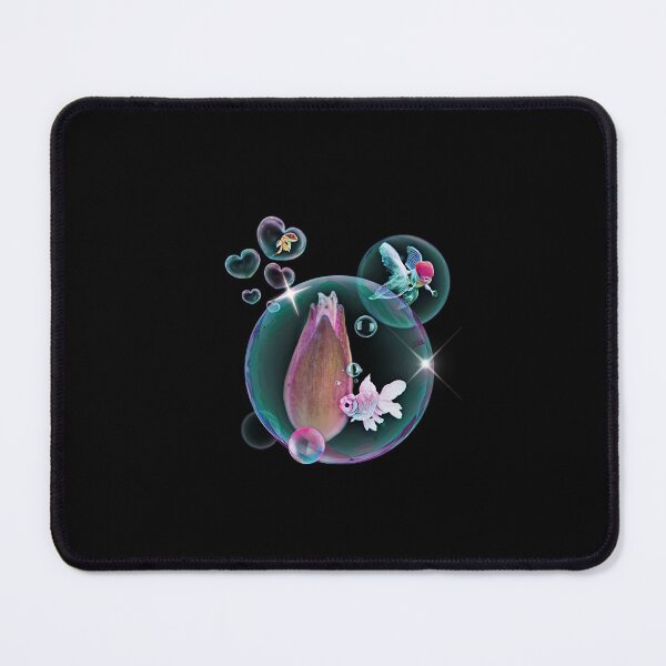 Item preview, Lilly and goldfish in bubbles designed and sold by moonsquares.