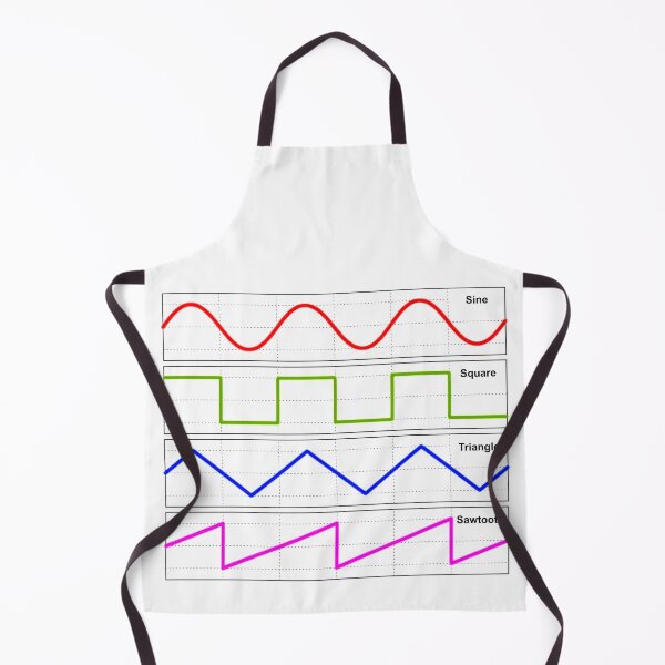 Item preview, Waveforms - Synthwave - Oscillator - Waves - Synth - Sine - Square - Pulse - Triangle - Sawtooth designed and sold by RazzArt.