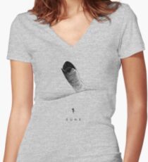DUNE Women's Fitted V-Neck T-Shirt