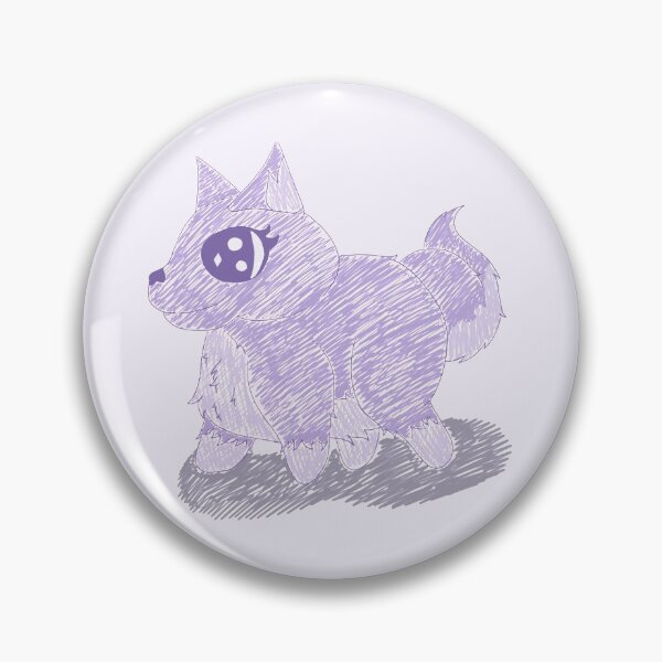 Item preview, Cartoon Dog Kitsune's Cutie Pie Animal Series Scribble Art (ChiChi) designed and sold by TheFoxyWolfShop.