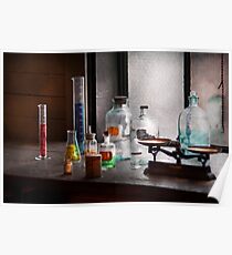 Science - Chemist - Chemistry Equipment Poster