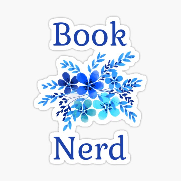 Book Nerd V. 2 Sticker