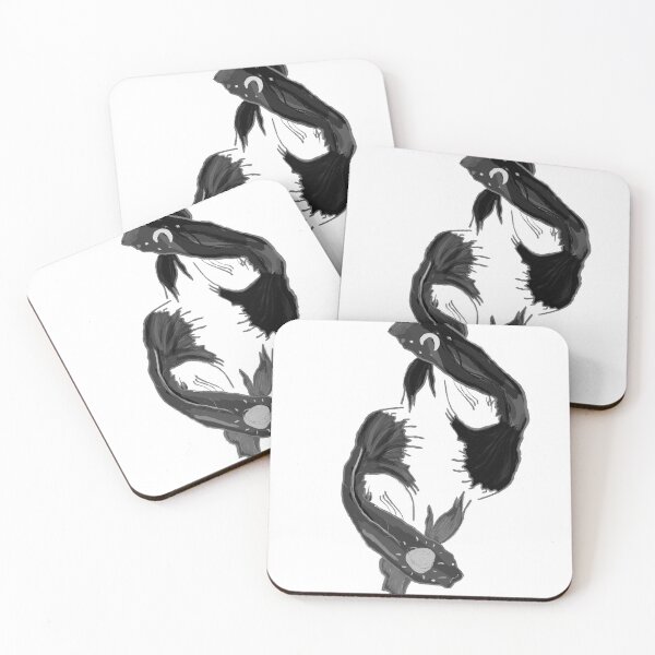 Item preview, Koi Fish (Black and White)  designed and sold by lucaitlin17.