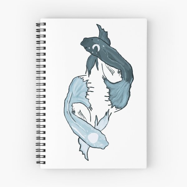 Item preview, Koi Fish (Light Blue)  designed and sold by lucaitlin17.
