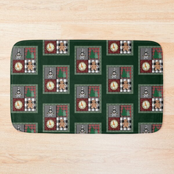Item preview, Christmas Gingerbread, Winter Snowflake Gnome, Trees & Cardinal Quilt Design Xmas designed and sold by Cute & Sassy Custom Gifting Boutiques.
