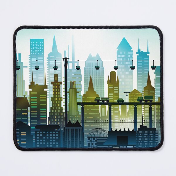 Item preview, City Illustration designed and sold by TanzzBubble.