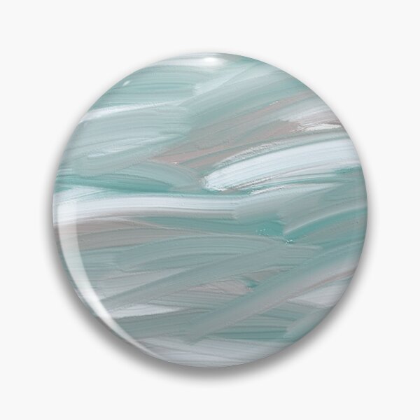 Item preview, Gray Teal Turquoise Abstract Oil Painting Water Ocean Waves Art  designed and sold by hopecope.