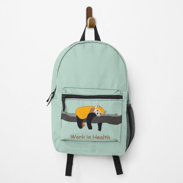 Item preview, Red Panda - Work is Health designed and sold by Valgeneva.
