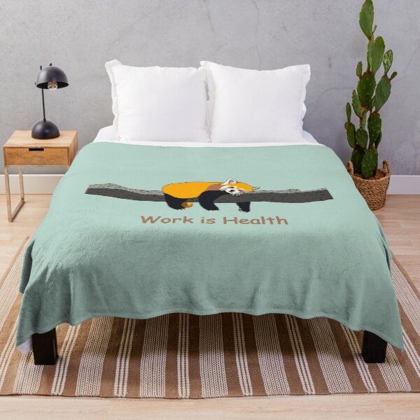Item preview, Red Panda - Work is Health designed and sold by Valgeneva.