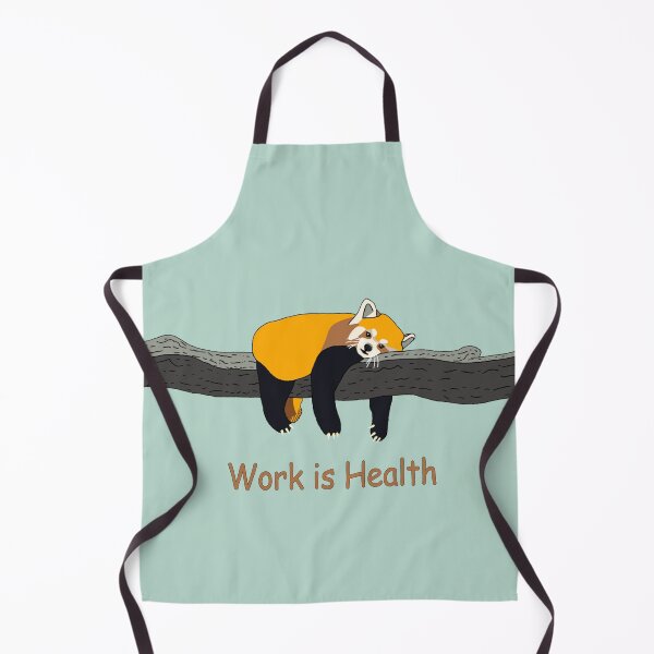 Item preview, Red Panda - Work is Health designed and sold by Valgeneva.